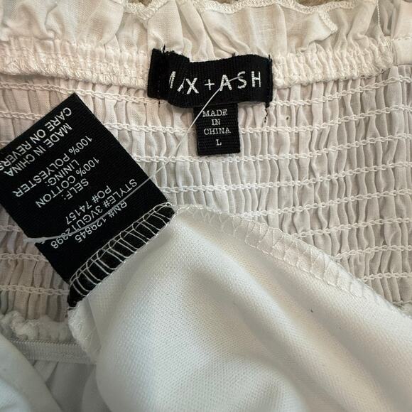 Max + Ash large smocked back tiered spaghetti strap mini dress D1 2303 - Picture 5 of 10